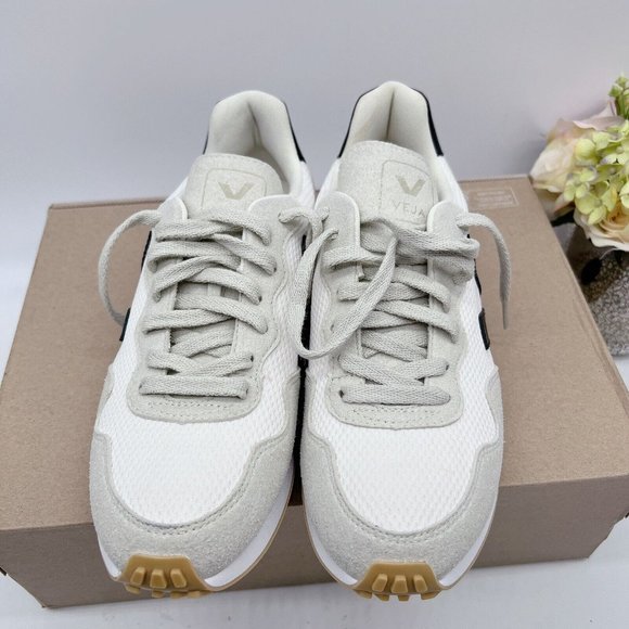 VEJA Rio Branco Fashion Running Shoe Sneaker White Black Nature Womens US 8 EU39 - Picture 4 of 10
